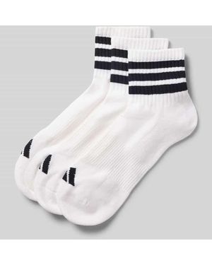 adidas Strümpfe aus Baumwoll-Mix im 3er-Pack - Weiß