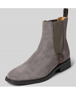 GANT Stiefeletten aus echtem Rindvelours Modell 'Fayy' - Grau