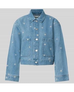 Tom Tailor Regular Fit Jeansjacke aus reiner Baumwolle - Blau