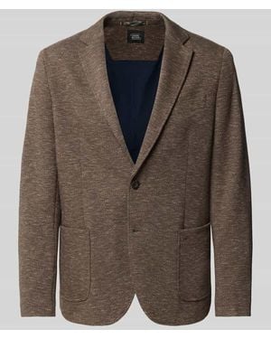 Camel Active Regular Fit 2-Knopf-Sakko mit Reverskragen - Braun