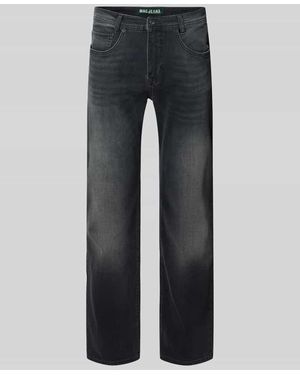 M·a·c Straight Fit Jeans aus Baumwoll-Mix Modell 'ARNE' - Schwarz