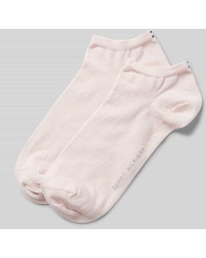 Tommy Hilfiger Sneakersocken Mit Label-Schriftzug Im 2Er-Pack - Natur