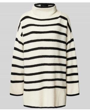 Copenhagen Muse Strickpullover Mit Stehkragen Modell 'Bianca' - Mehrfarbig