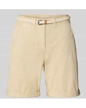 Tom Tailor Regular Fit Korte Chino Van Katoenmix - Naturel
