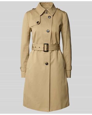 Jake*s Trenchcoat mit Taillengürtel - Natur