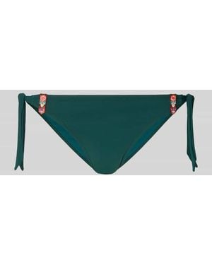 Banana Moon Bikini-Hose mit Zierbesatz Modell 'Dasia' - Grün