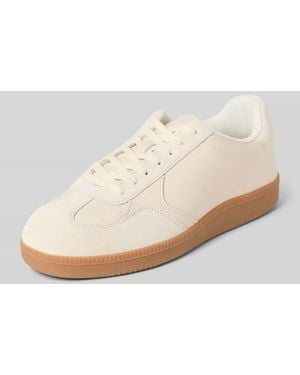 SELECTED Low Top Sneaker aus echtem Rindsleder Modell 'FINLEY' - Natur