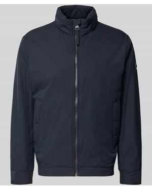 Strellson Regular Fit Steppjacke mit Stehkragen Modell 'LIGHT' - Blau
