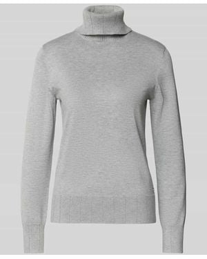 S.oliver Slim Fit Pullover aus Viskose-Mix - Grau