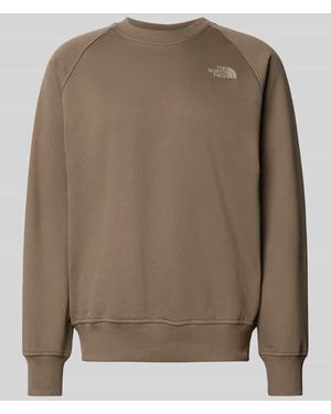 The North Face Sweatshirt mit Label-Print - Braun