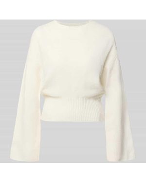 ONLY Pullover mit ausgestelltem Ärmelabschluss - Natur