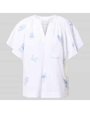 Ouí Blouses Korte Mouw - Wit