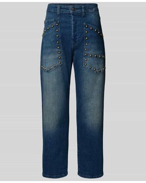 M·a·c Jeans mit 5-Pocket-Design - Blau