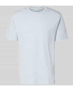 Marc O' Polo Regular Fit T-Shirt Van Puur Katoen - Wit