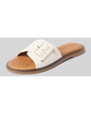 Tamaris Pantoletten mit Dornschließe - Pink