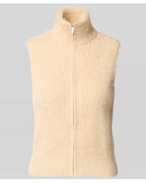 Zero Regular Fit Weste mit Baumwoll-Anteil - Natur