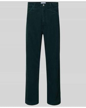 Edwin Cordhose mit Eingrifftaschen Modell 'MATRIX PANT' - Blau