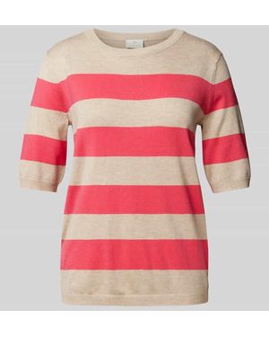 Kaffe Strickpullover Mit 1/2-Arm Modell 'Mala' - Pink