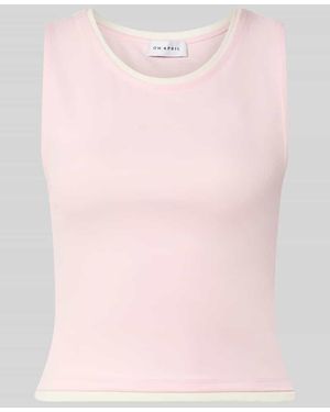 Oh April Tanktop in Layering-Optik Modell 'Eden' - Pink