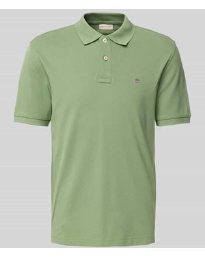 GANT Regular Fit Poloshirt mit Label-Stitching - Grün