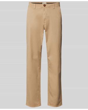 Blend Regular Fit Chino mit Eingrifftaschen Modell 'MADDOX' - Natur