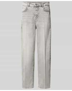 Opus Straight Fit Jeans - Grijs