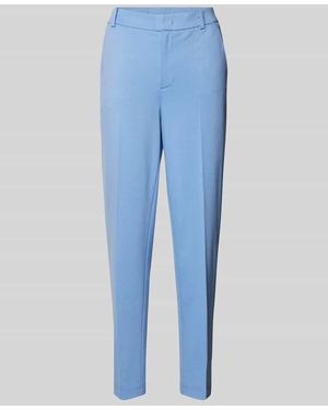 Ouí Tapered Fit Stoffhose Mit Bügelfalten - Blau