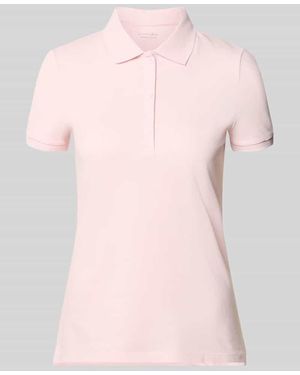 Christian Berg Women Slim Fit Poloshirt mit Knopfleiste - Pink