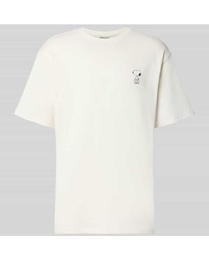 Only & Sons Oversized T-Shirt aus reiner Baumwolle Modell 'PEANUTS' - Natur