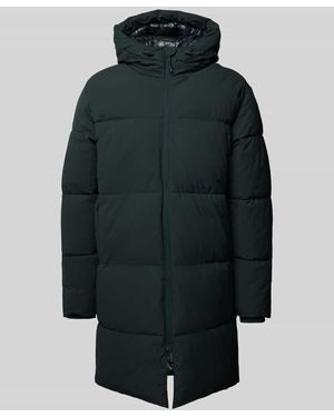 Jack & Jones Steppmantel Mit Kapuze Modell 'Vesterbro' - Blau