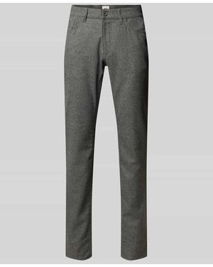 Brax Stoffhose mit Viskose-Anteil im 5-Pocket-Design Modell 'Chuck' - Grau