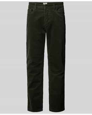 Camel Active Regular Fit Cordhose Im 5-Pocket-Design - Schwarz