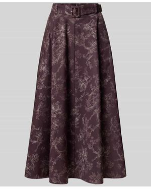 Windsor. Maxi-Rock mit floralem Allover-Print - Lila