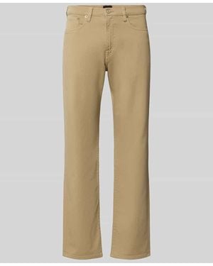 Paul Smith Straight Fit Jeans aus elastischem Baumwoll-Mix - Natur