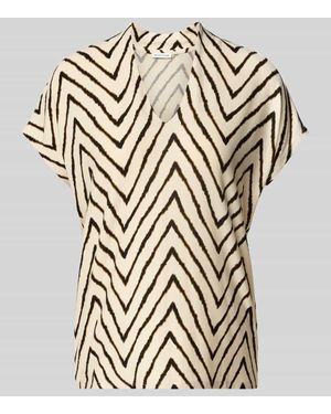 Tom Tailor Regular Fit T-Shirt aus Viskose-Mix - Weiß