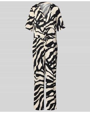 Tom Tailor Relaxed Fit Jumpsuit aus reiner Viskose - Weiß