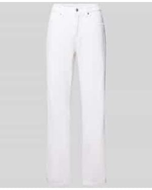 Cambio Straight Fit Jeans - Wit