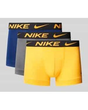 Nike Boxershort Met Elastische Band Met Logo - Geel