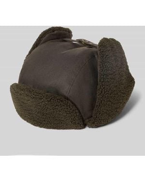 Barbour Mütze mit Ohrenklappen Modell 'MORAR WAX TRAPPER' - Braun