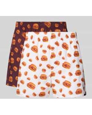 Pockies Boxershort Met Elastische Band - Rood