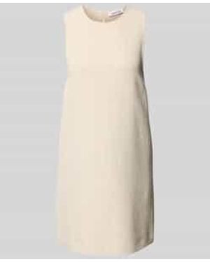 EDITED Mini-jurk Met Structuurmotief - Naturel