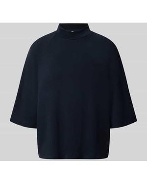 Soya Concept Loose Fit Sweatshirt aus Modal-Mix Modell 'BANU' - Blau