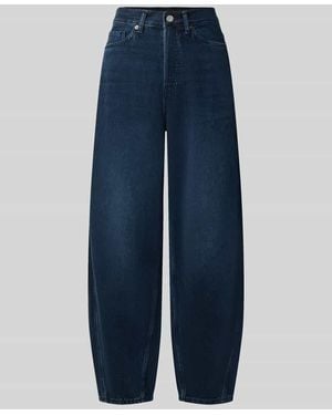 ARMEDANGELS Loose Fit Barrel Jeans aus Baumwoll-Lyocell-Mix Modell 'BAARLY' - Blau