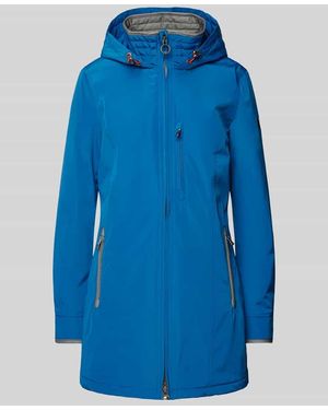 Wellensteyn Shaped Fit Funktionsjacke Mit Stehkragen Modell 'Stockholm' - Blau