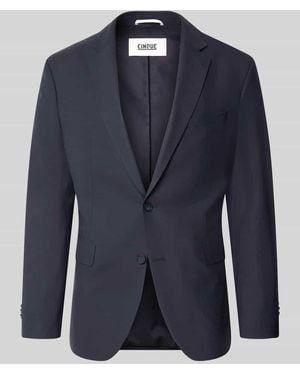Cinque Regular Fit Sakko mit Schurwoll-Anteil Modell 'Totti' - Blau