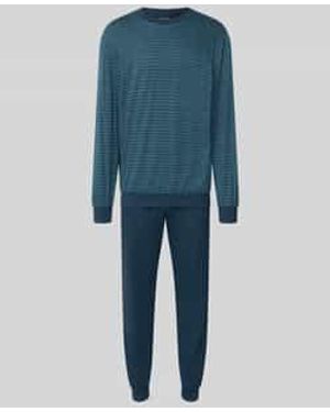 Schiesser Pyjama's - Blauw