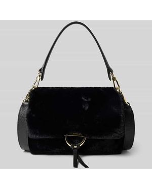 Abro⁺ Crossbody Bag aus echtem Leder Modell 'TEMI' - Schwarz