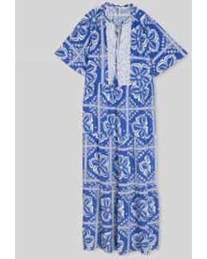 Tom Tailor Casual Jurken - Blauw
