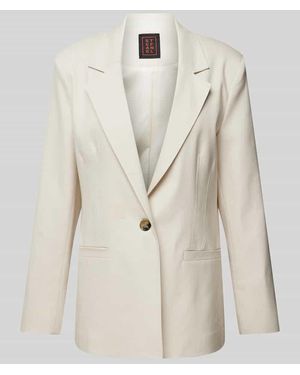 Stefanel Blazer Mit Paspeltaschen Modell 'Monopetto' - Natur