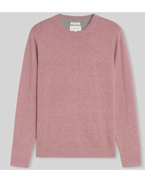 Tom Tailor Regular Fit Pullover aus reiner Baumwolle - Pink